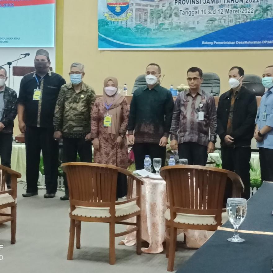 Bimbingan Teknis Fasilitasi Pengelolaan aset Desa Provinsi Jambi tahun 2022